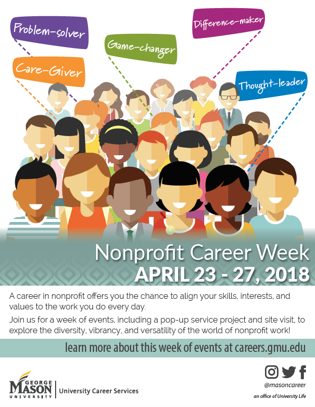Nonprofit Career Week Events George Mason Psychology Career Blog